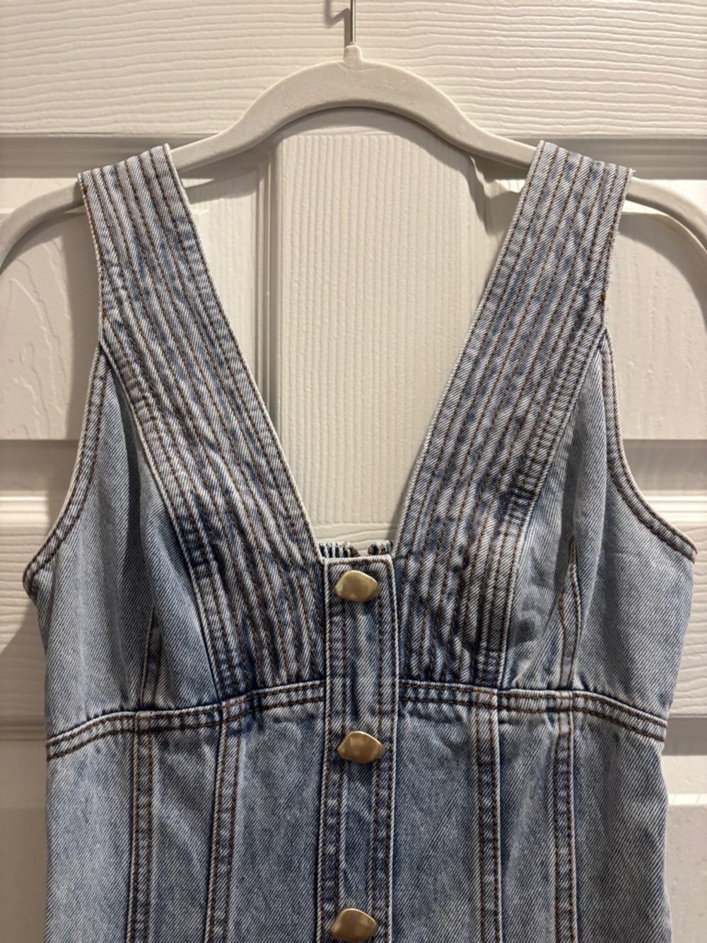 Aje Coast Denim Mini Dress - Picture 6 of 14